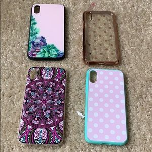 iPhone XR and IPhone X phone cases.